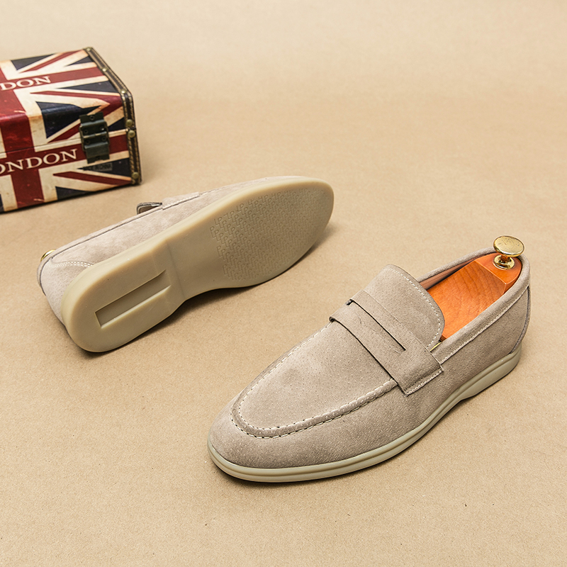 Men Shoes Boss - Men's Luxury Brand Genuine Leather Loafers