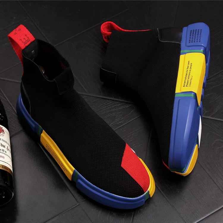 Men Shoes 2026 - 2026 New Men's Black Sock Sneakers