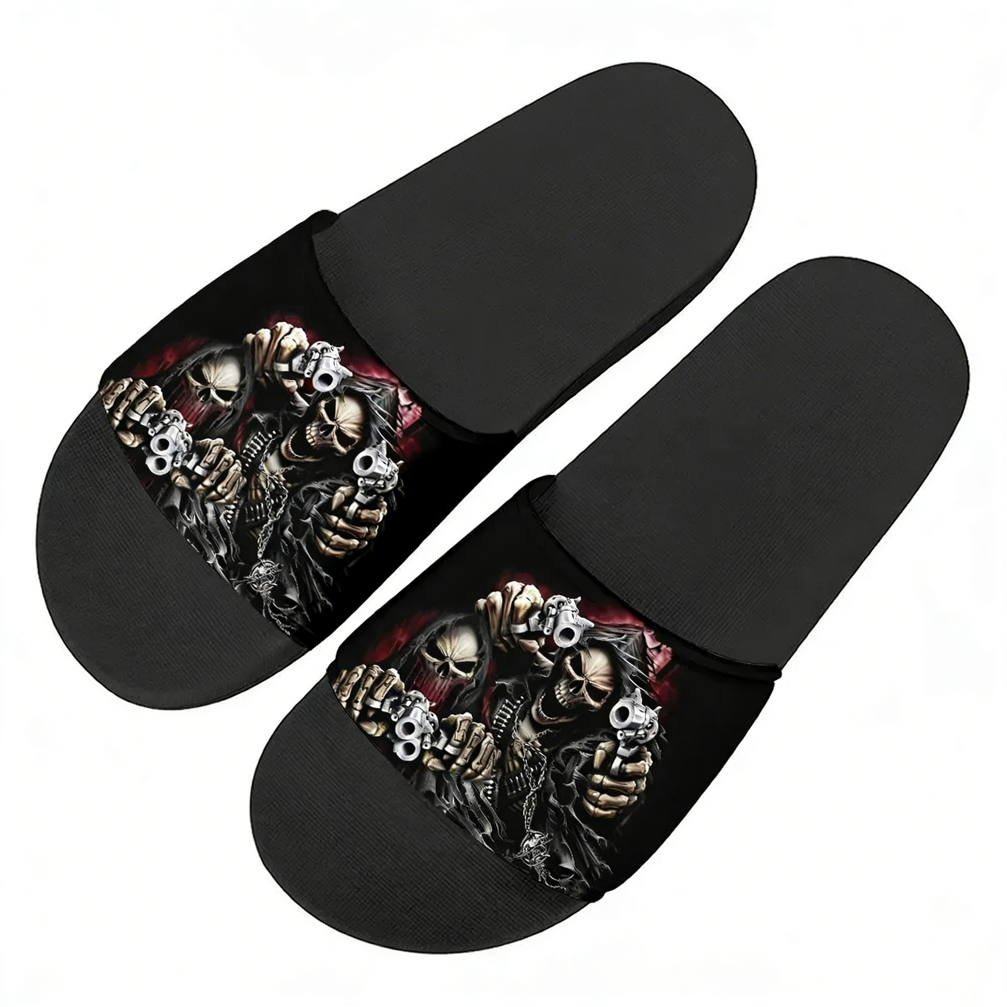 Men Shoes High - Crazy Skeleton Slippers Home Water Shoes
