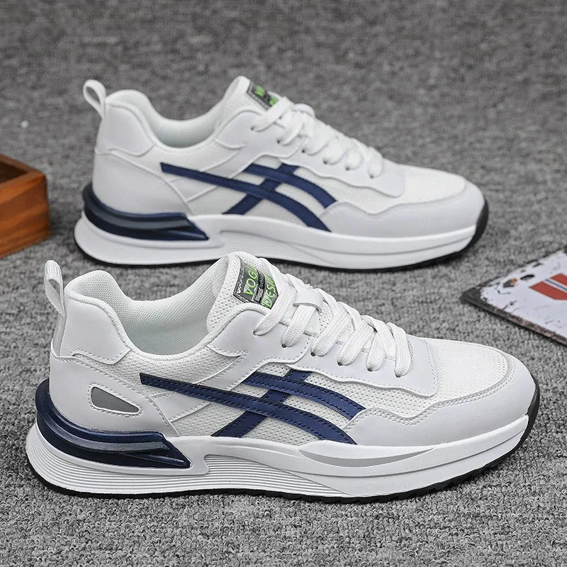 Men Shoes Vans - Men's Sneakers Breathable Casual Shoe Lace