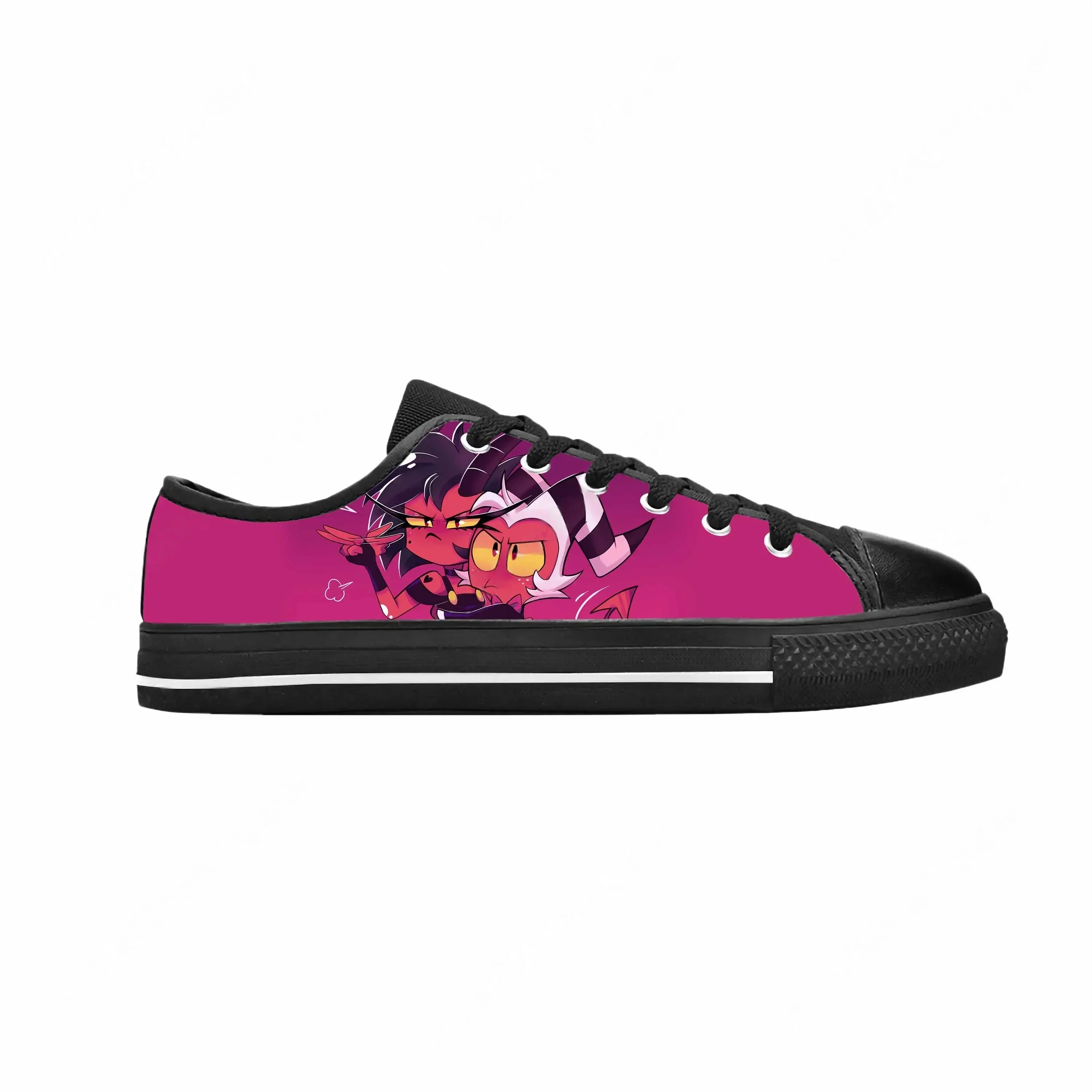 Men Shoes Boss - Boss Anime Cartoon Helluva Low Top