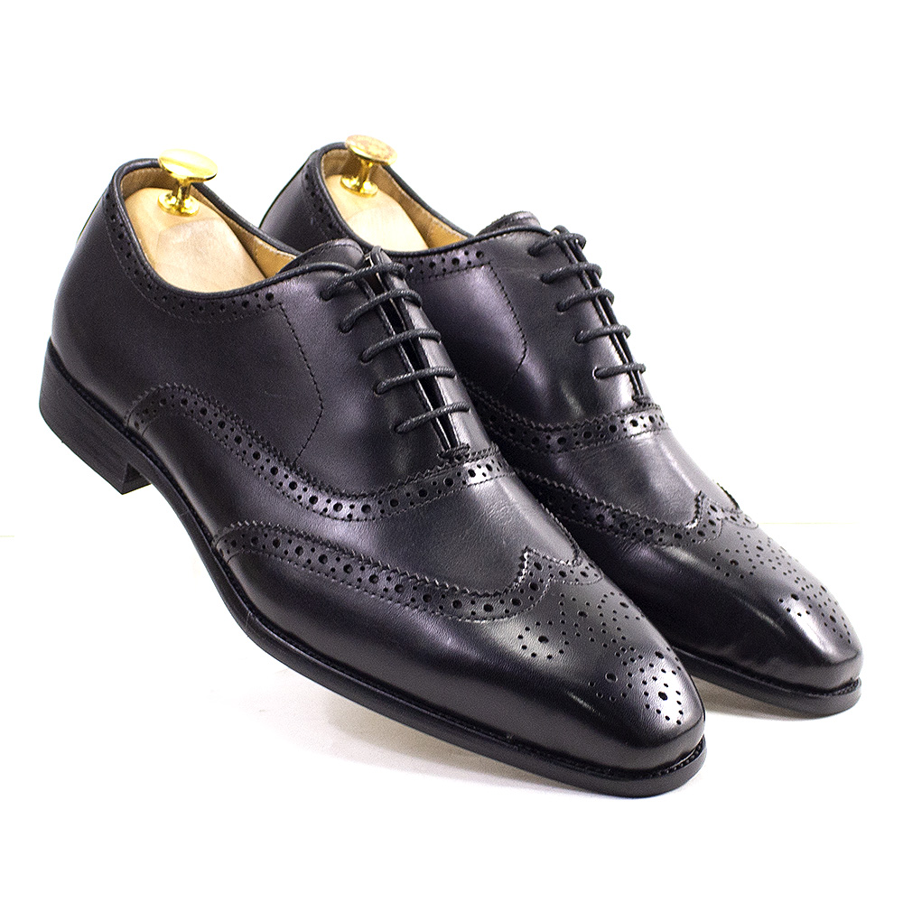 Men Shoes Official - Size 7-12 Handmade Men's Wingtip Oxford