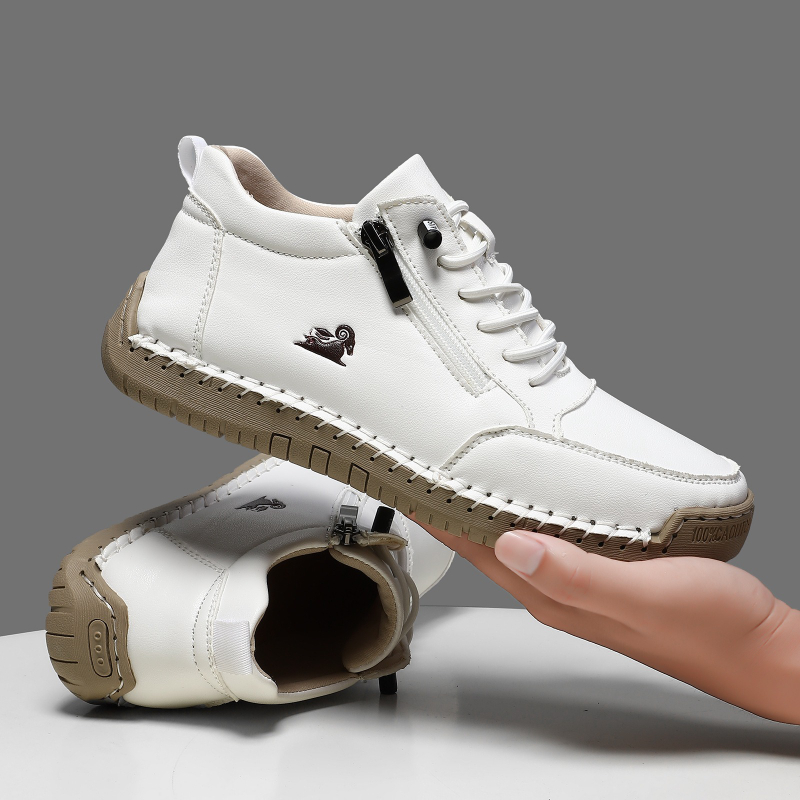 Men'S Shoes Hey Dude - Women's Sneakers Handmade Leather Casual Shoes