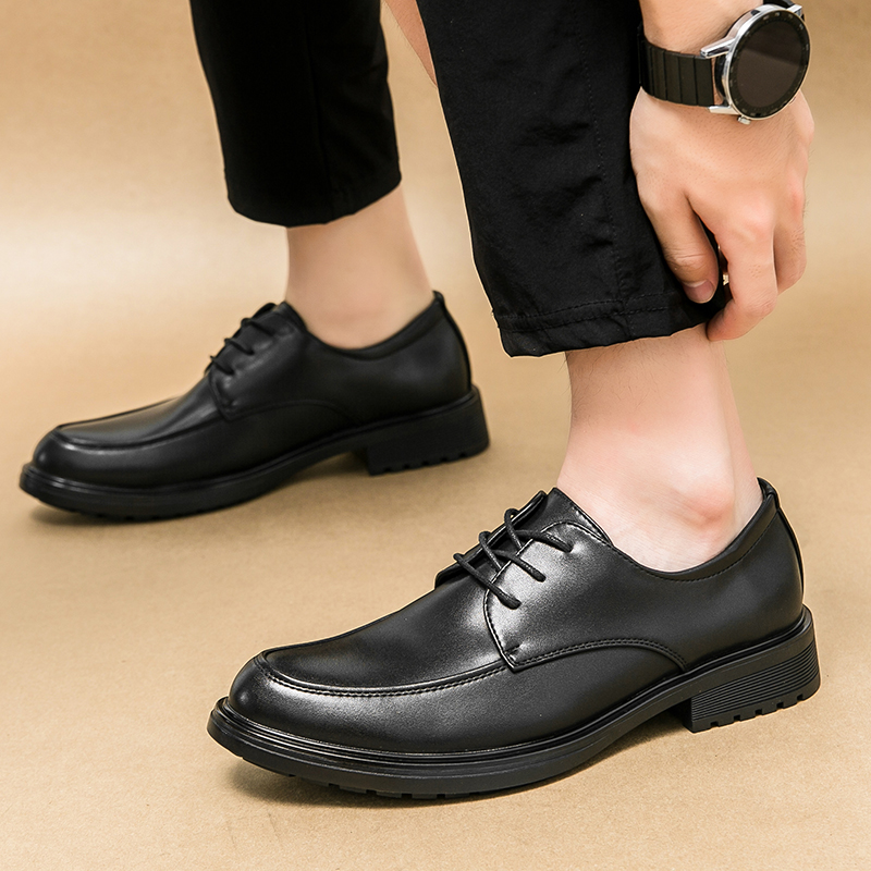 Men's Casual Shoes Lace Up Lea - Men'S Shoes Quick Delivery ulasan dan harga