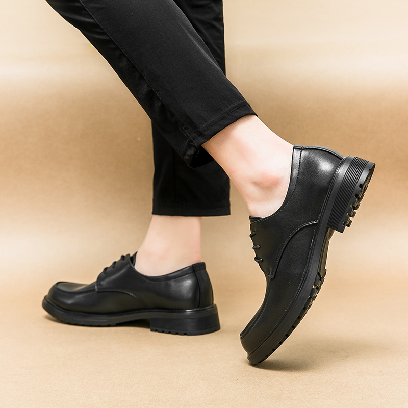 Men's Casual Shoes Lace Up Lea - Men'S Shoes Quick Delivery ulasan dan harga