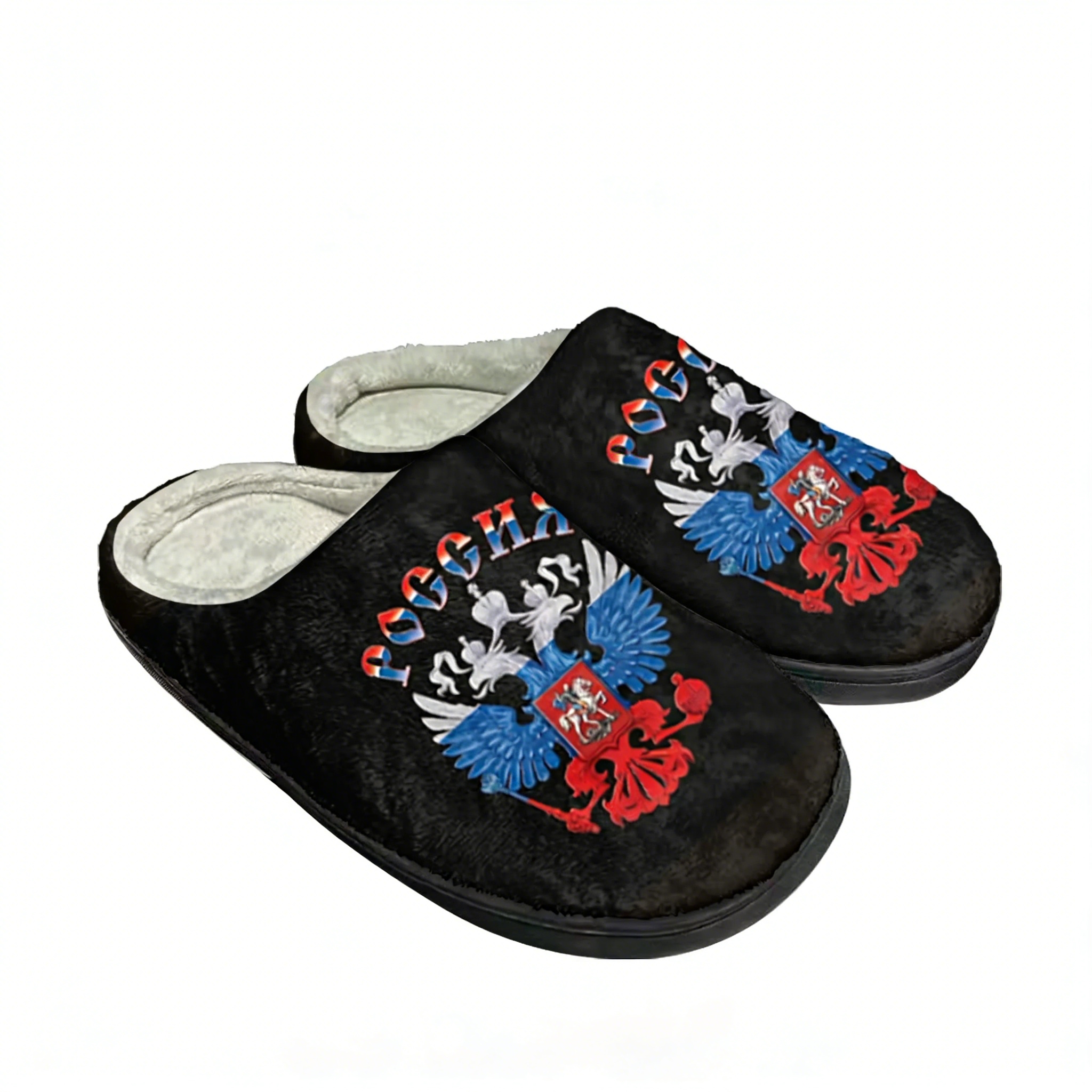 Russia Coat Of Arms Badge Home - Men Shoes For Winter ulasan dan harga