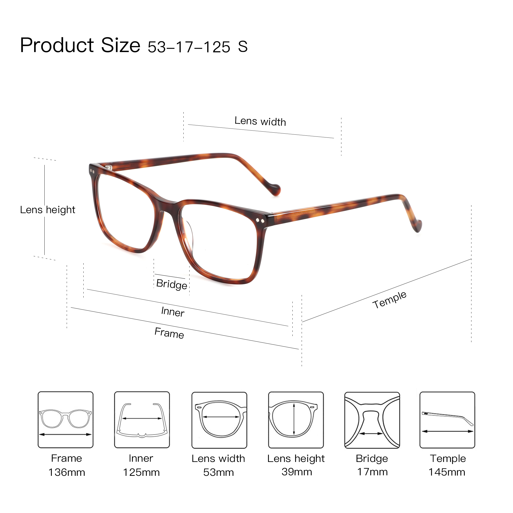 ZENOTTIC Acetate Rectangle Len - Men Shoes Zegna ulasan dan harga