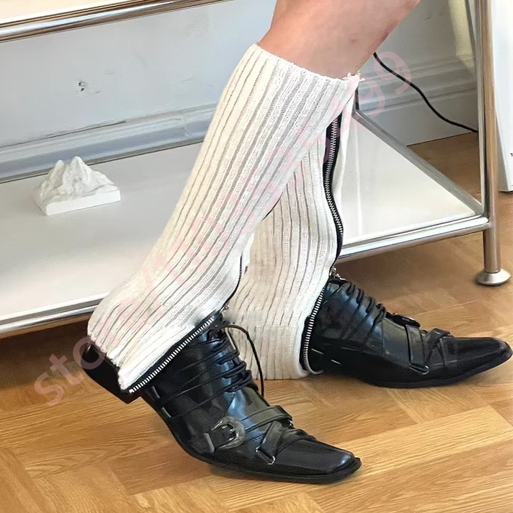 Black Pointed Toe Women's Thic - Men'S Shoes For Summer ulasan dan harga