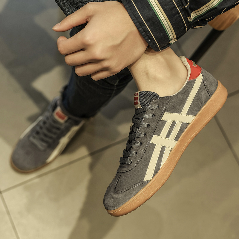 Genuine Leather Men Shoes Flat - Men Shoes Vans ulasan dan harga