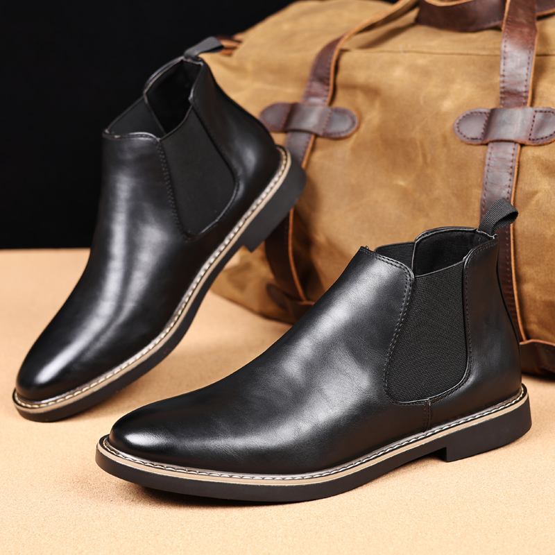 British Style Men's Chelsea Bo - Men Shoes Xxl ulasan dan harga