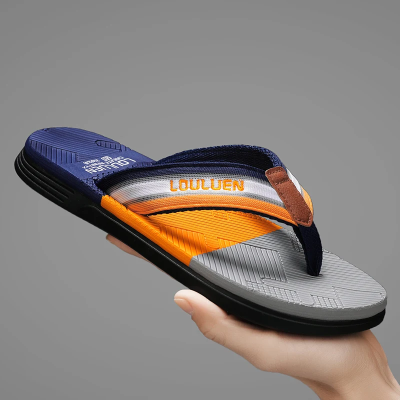 2026 Summer Men Flip Flops Sum - Men'S Shoes Dress Casual ulasan dan harga