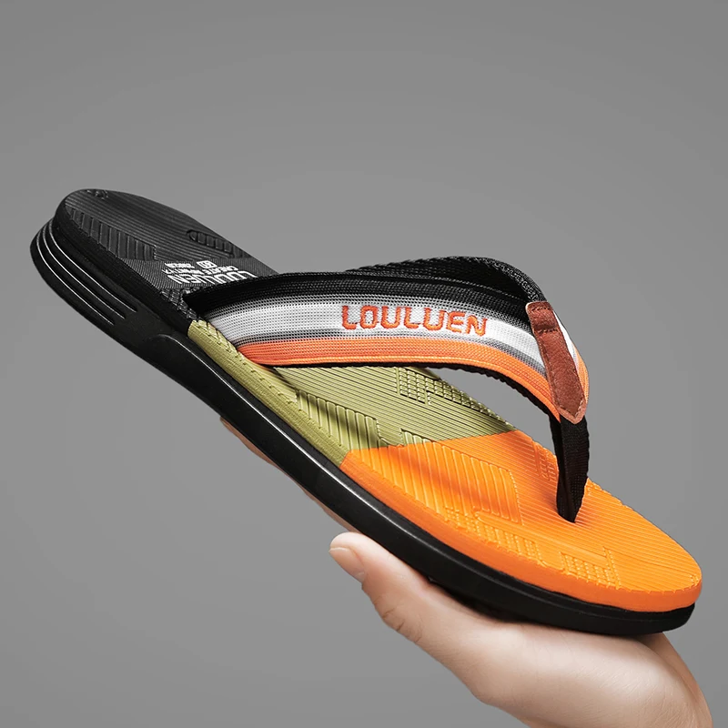 2026 Summer Men Flip Flops Sum - Men'S Shoes Dress Casual ulasan dan harga