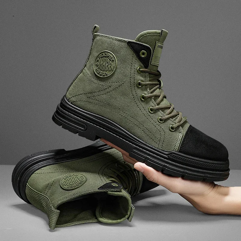 2026 Mens Boots Casual Canvas  - Men Shoes 2026 ulasan dan harga