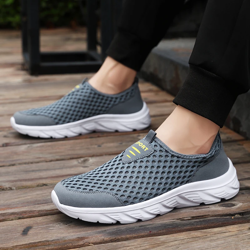 Breathable Men's Casual Sneake - Men Shoes Xxl ulasan dan harga