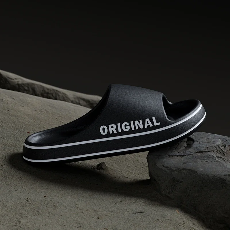 Summer Couple Slides Solid Col - Men'S Shoes For Summer ulasan dan harga