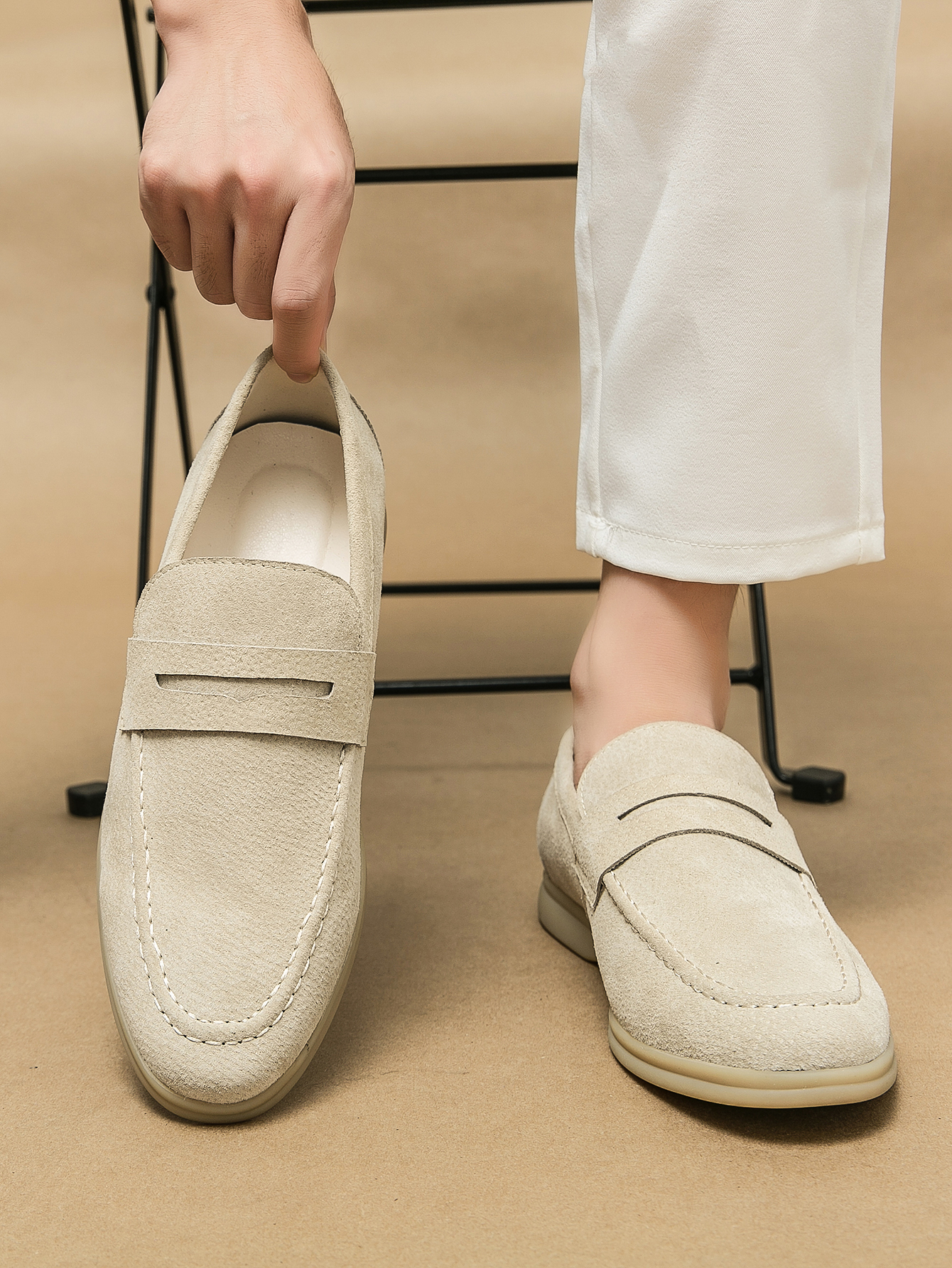 Men's Luxury Brand Genuine Lea - Men Shoes Boss ulasan dan harga