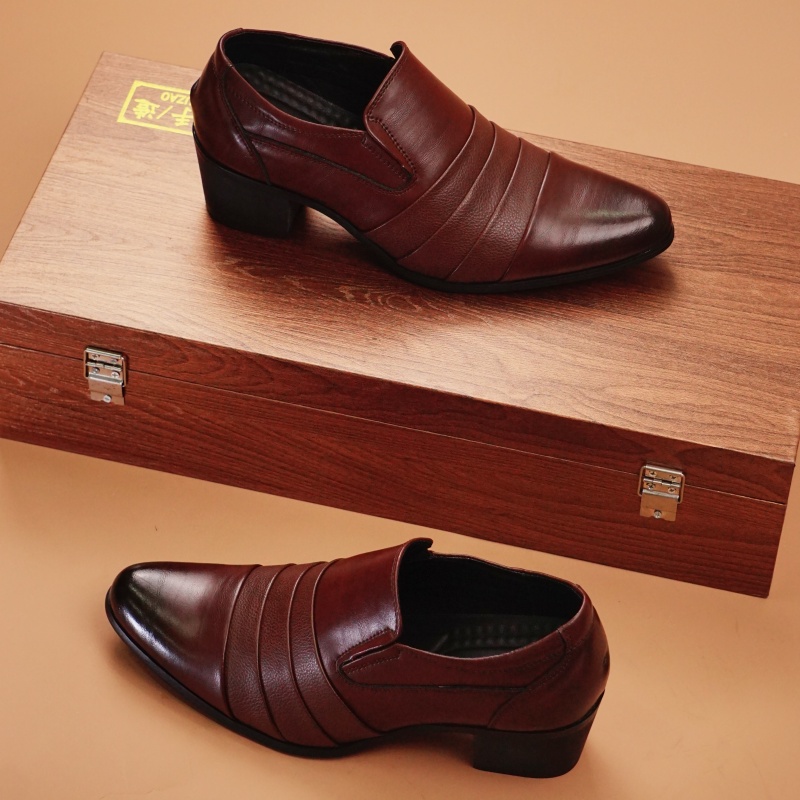 Hot Selling Men's Leather High - Men Shoes Europe To Us ulasan dan harga