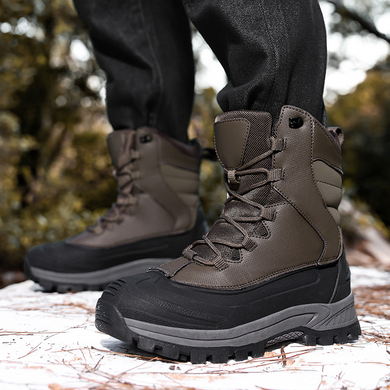Men's Non-Slip Warm Hiking Sho - Winter Boot Insulated ulasan dan harga