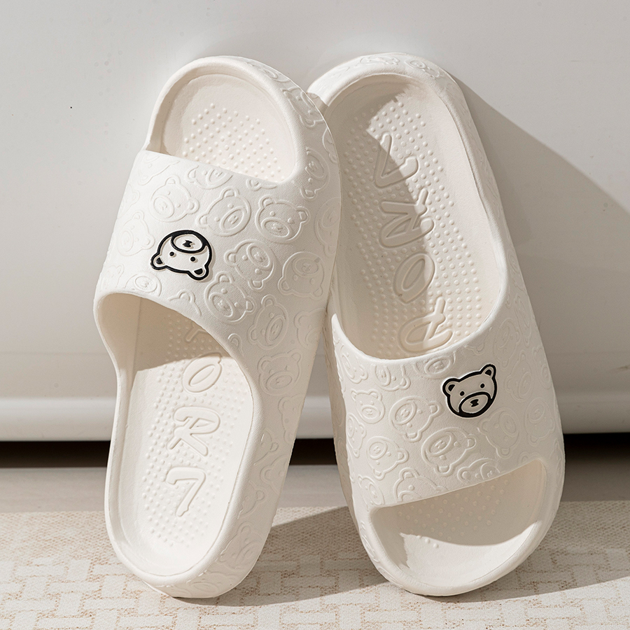 Printting Cute Bear Women Slip - Men'S Shoes For Summer ulasan dan harga
