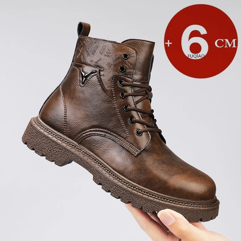 6cm Invisible Height Increasin - Winter Boot Insulated ulasan dan harga
