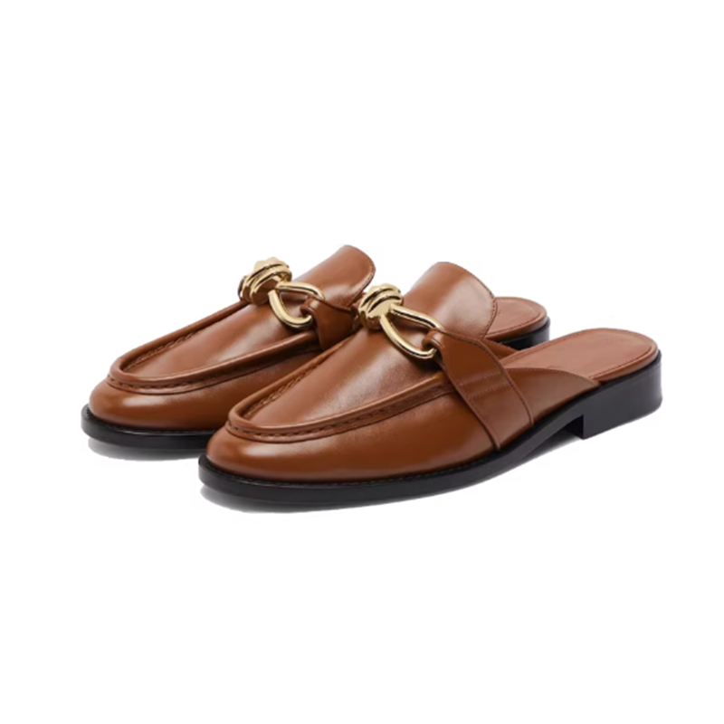 Metal Buckle Half Slippers For - Men'S Shoes Hey Dude ulasan dan harga