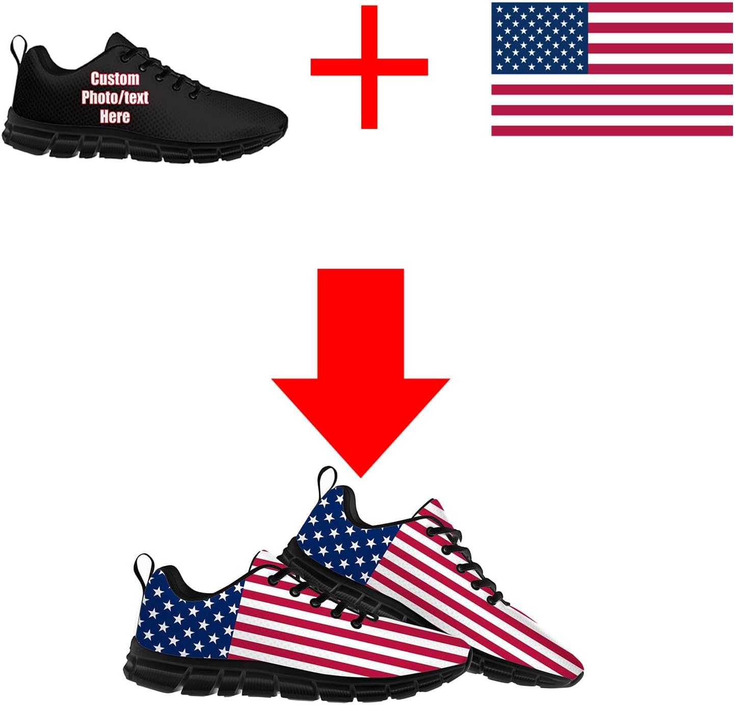 Custom Sneakers Mens Womans Sp - Men Shoes Name ulasan dan harga