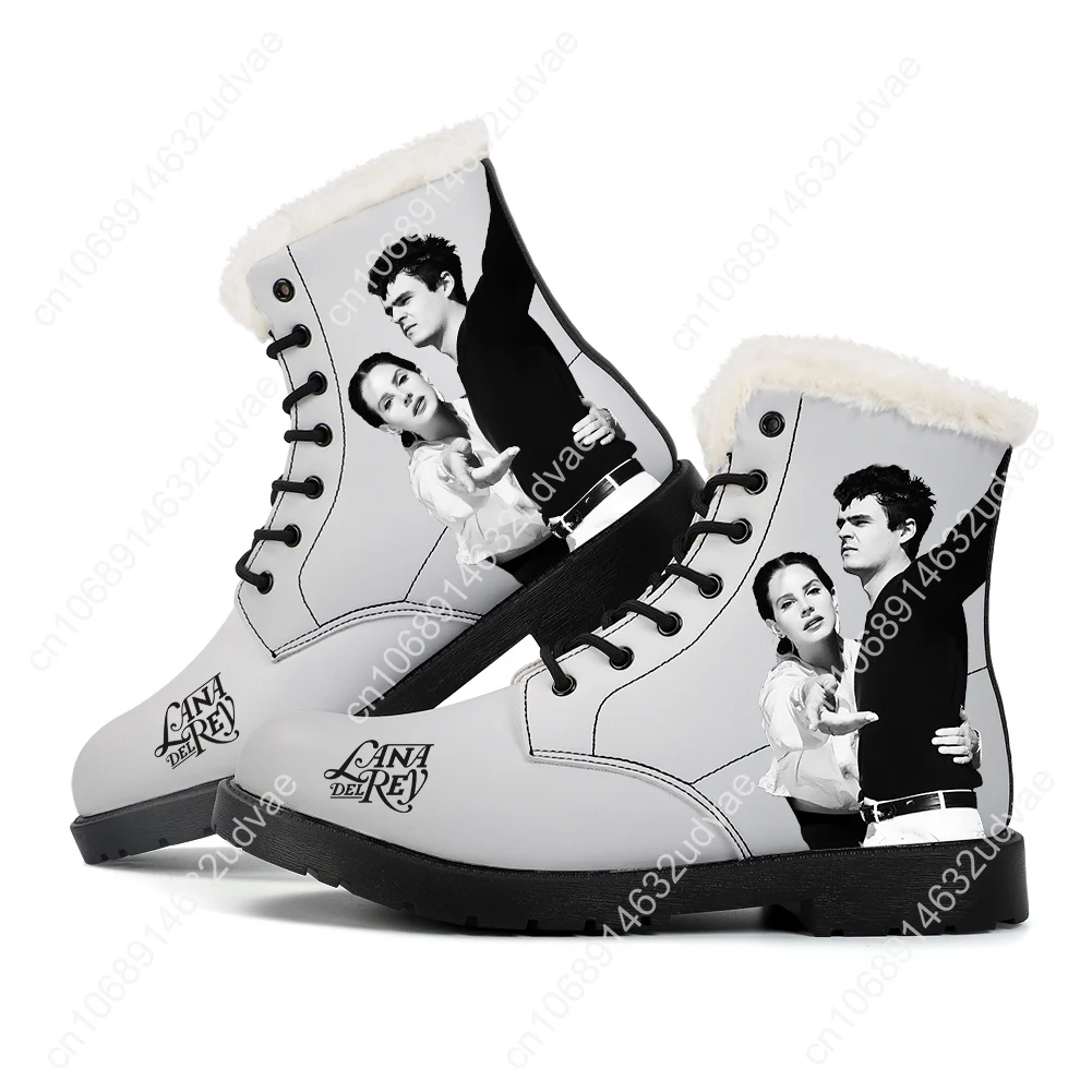 Lana Del Rey Singer Plush Boot - Men Shoes High ulasan dan harga