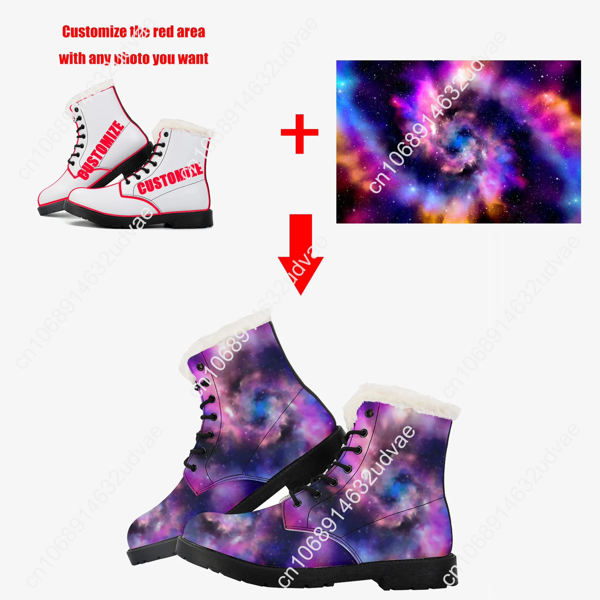 Lana Del Rey Singer Plush Boot - Men Shoes High ulasan dan harga