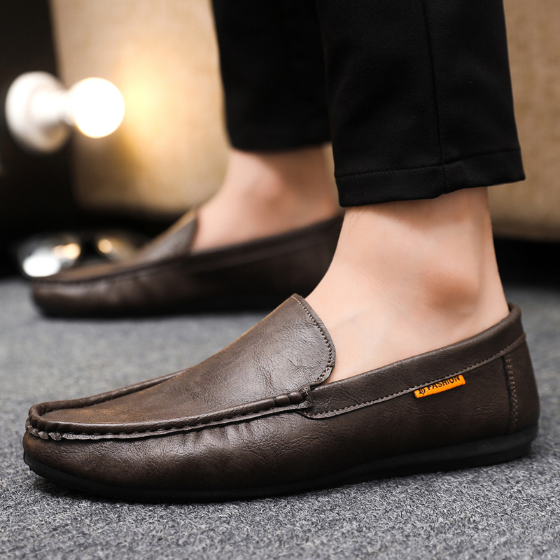 Business Casual Leather Shoes  - Men Shoes Xxl ulasan dan harga