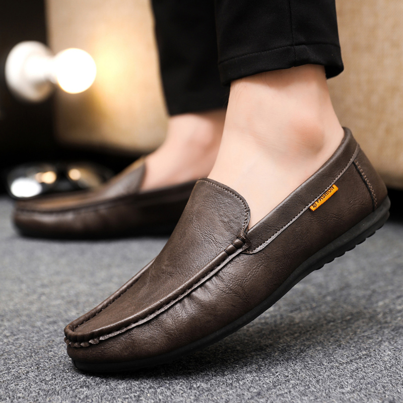 Business Casual Leather Shoes  - Men Shoes Xxl ulasan dan harga