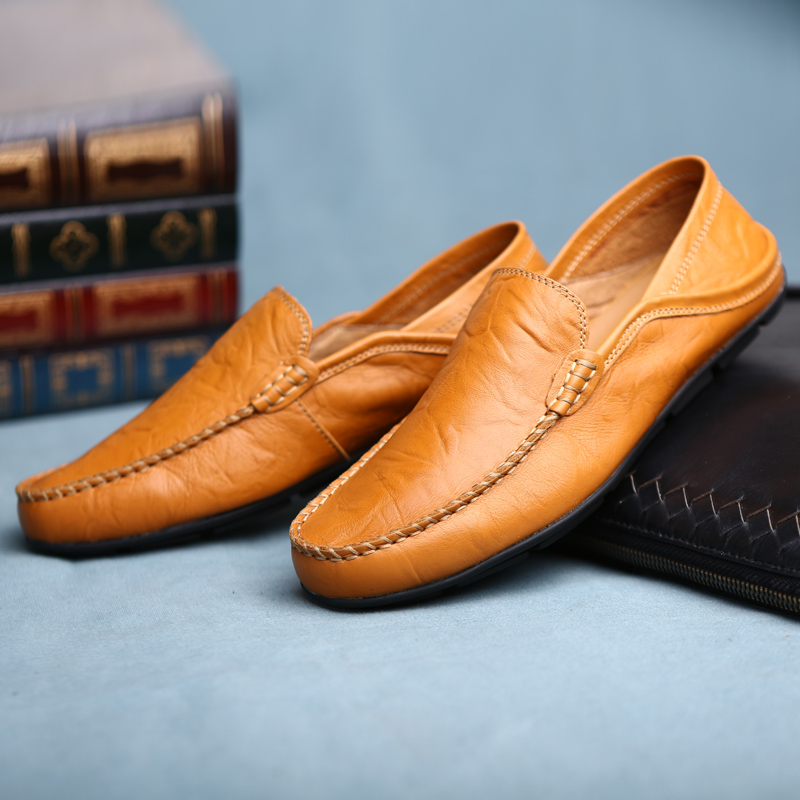 Men's Leather Casual loafers S - Men Shoes Xxl ulasan dan harga
