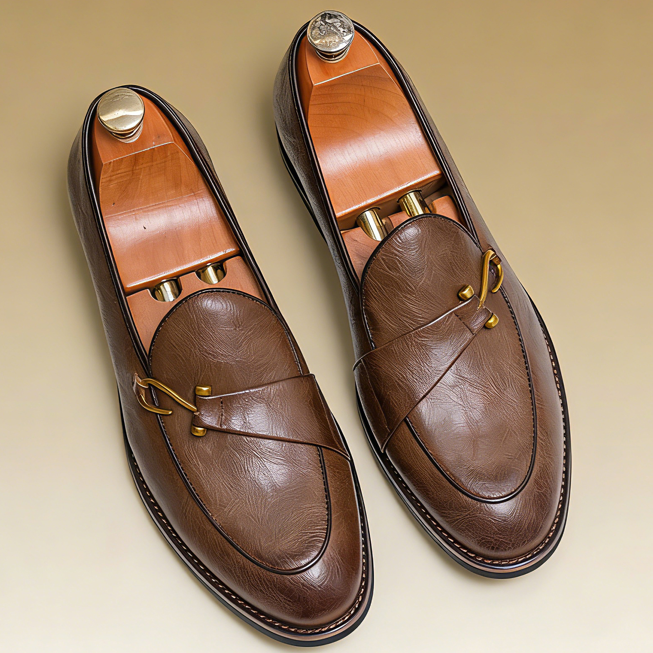 Classic Retro Dress Leather Sh - Men'S Shoes Hey Dude ulasan dan harga