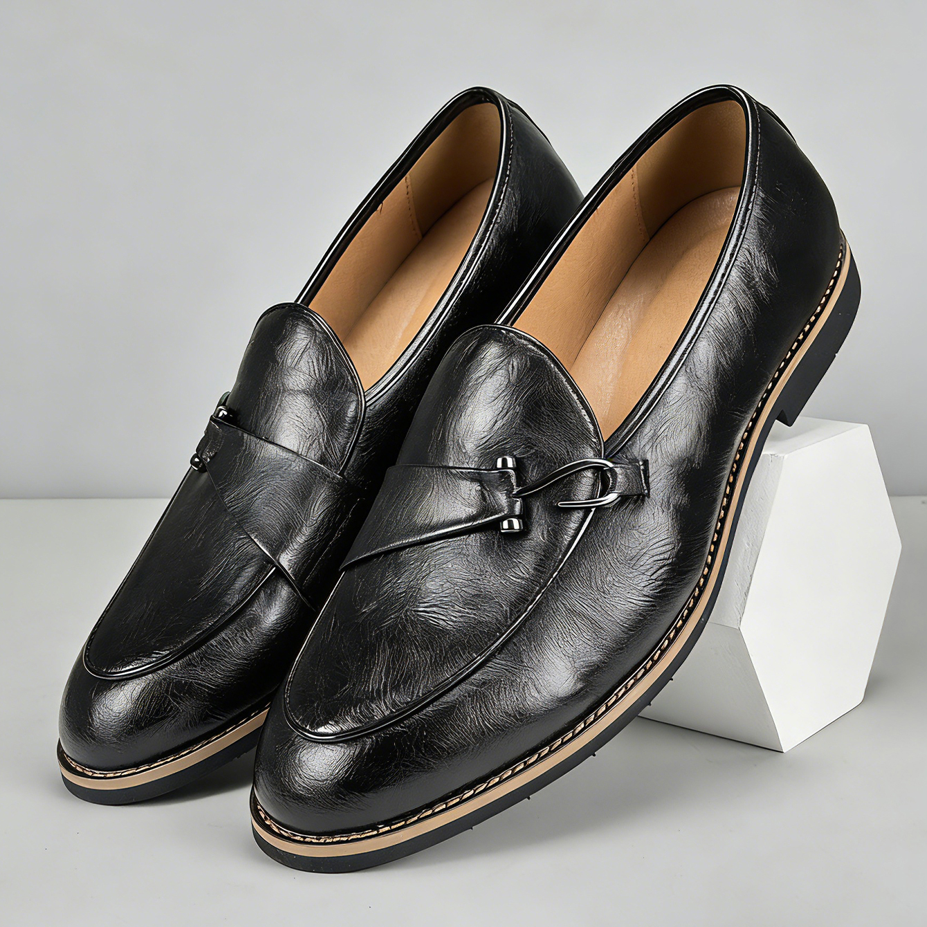 Classic Retro Dress Leather Sh - Men'S Shoes Hey Dude ulasan dan harga