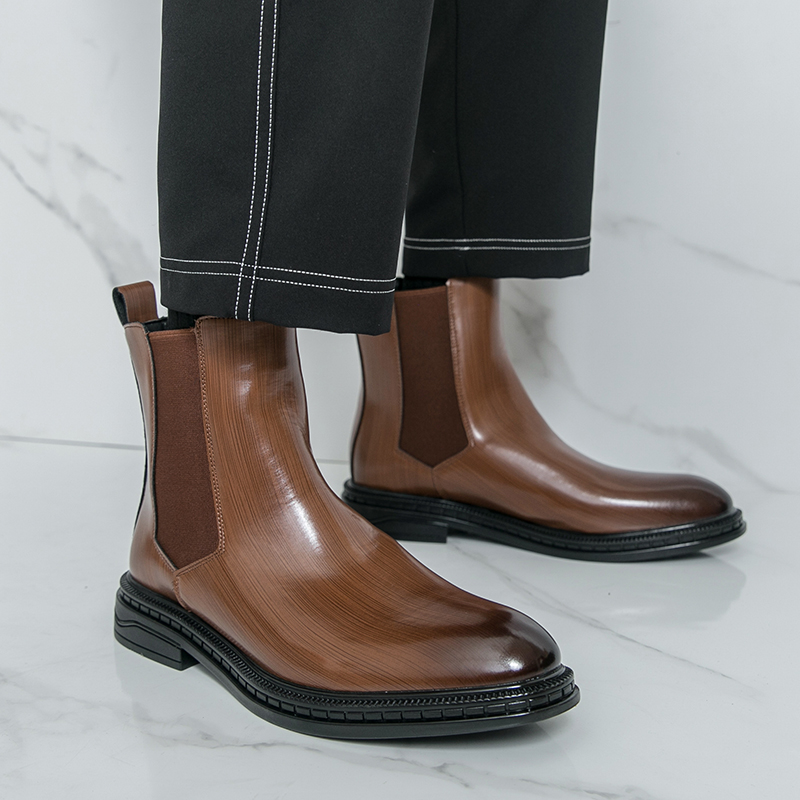 British Style Chelsea Men's Bo - Men Shoes Boss ulasan dan harga