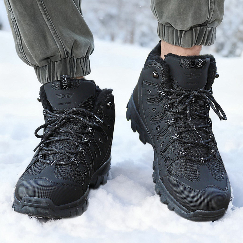 Winter Men's Boots Warm Plush  - Winter Boot Insulated ulasan dan harga
