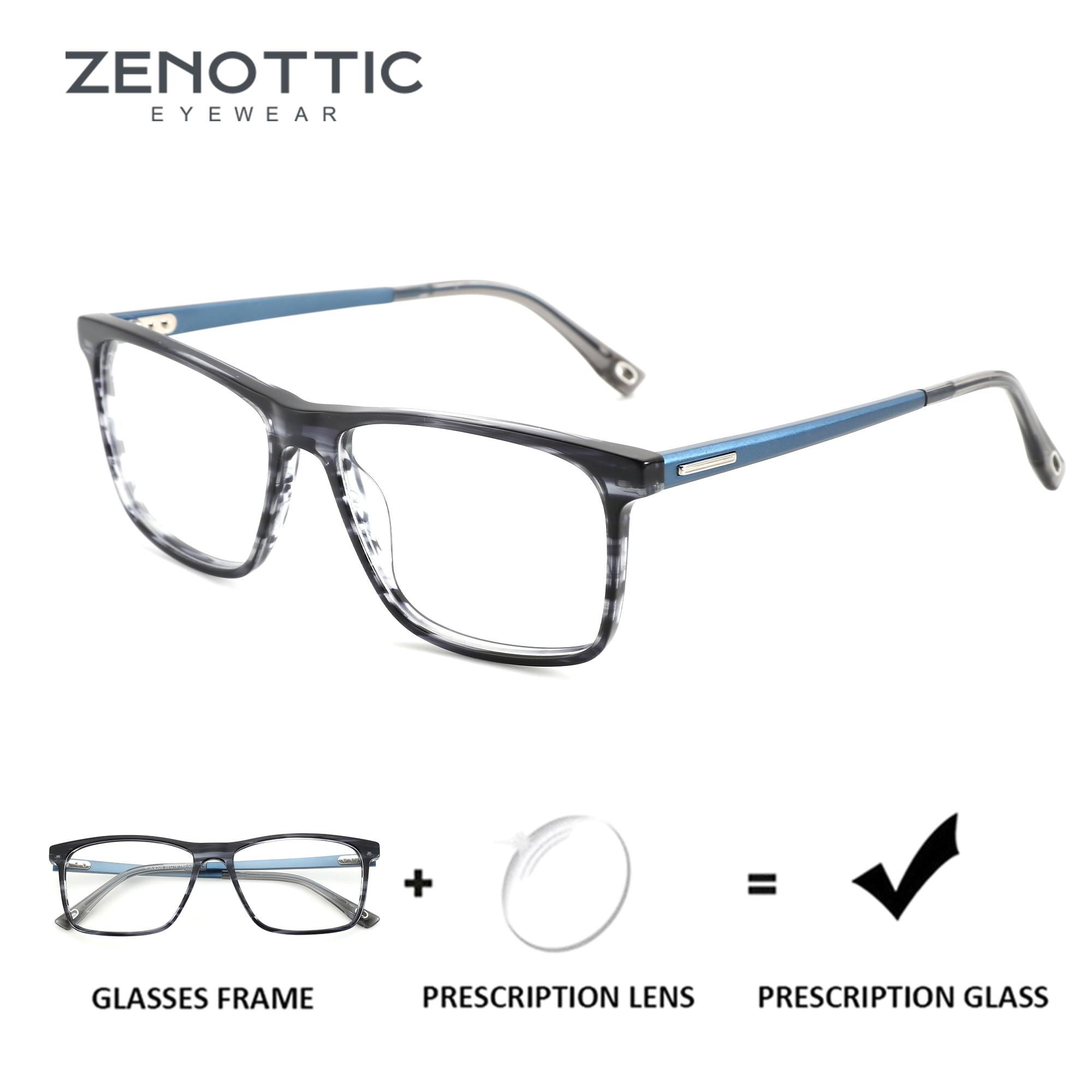 ZENOTTIC Japanese Style Square - Men Shoes Zegna ulasan dan harga