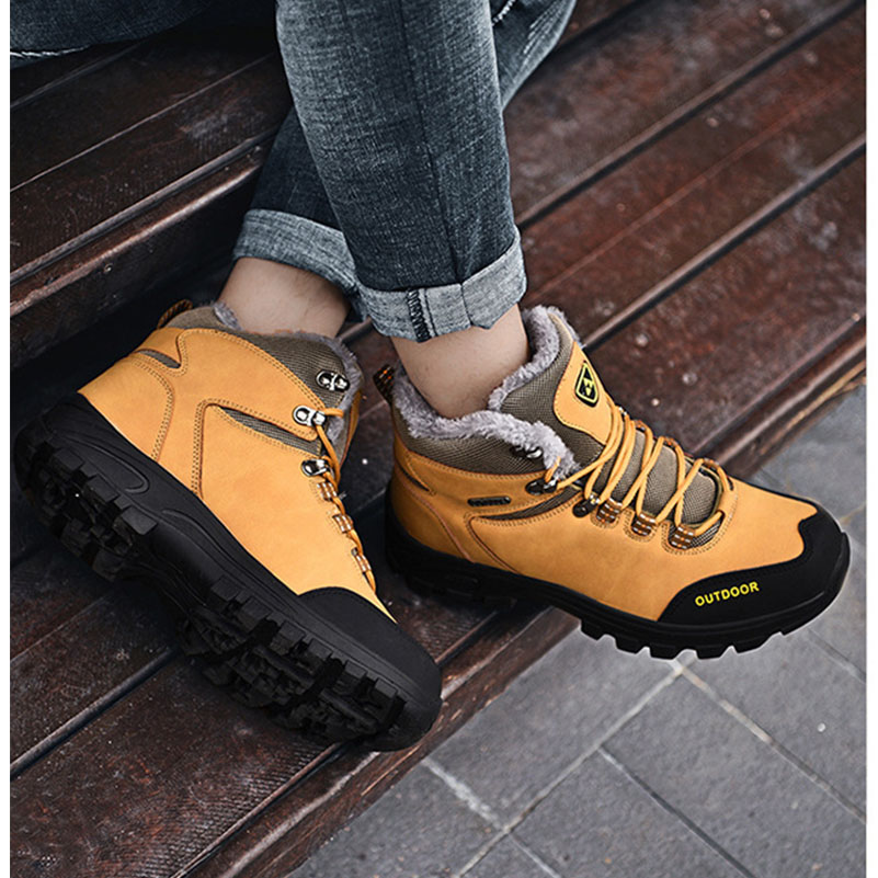 Men's Snow Boots Insulated Fur - Winter Boot Insulated ulasan dan harga