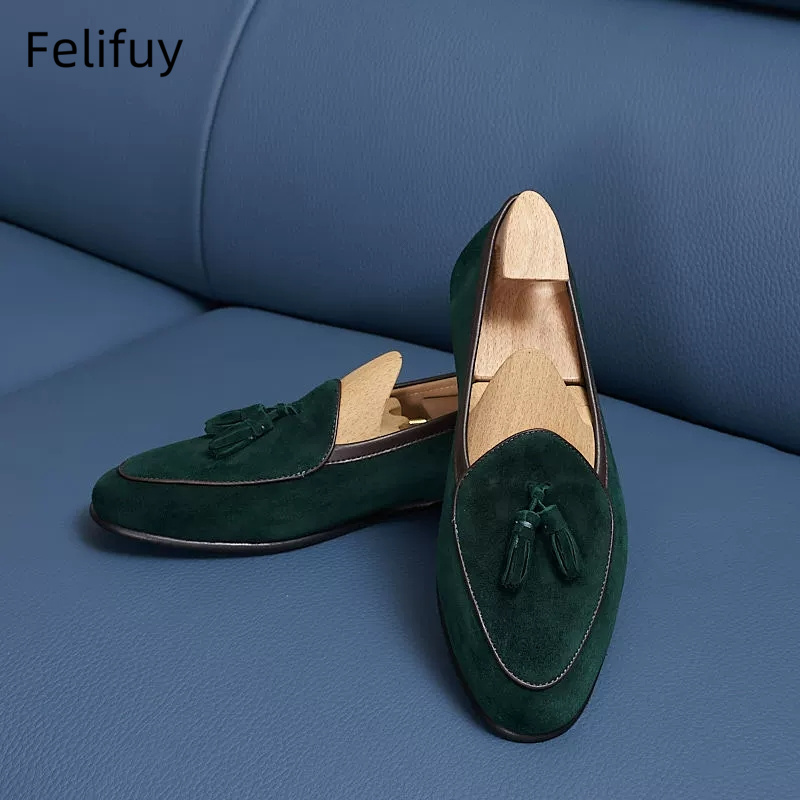 Italian kinds Cow Suede Men's  - Men Shoes Kinds ulasan dan harga