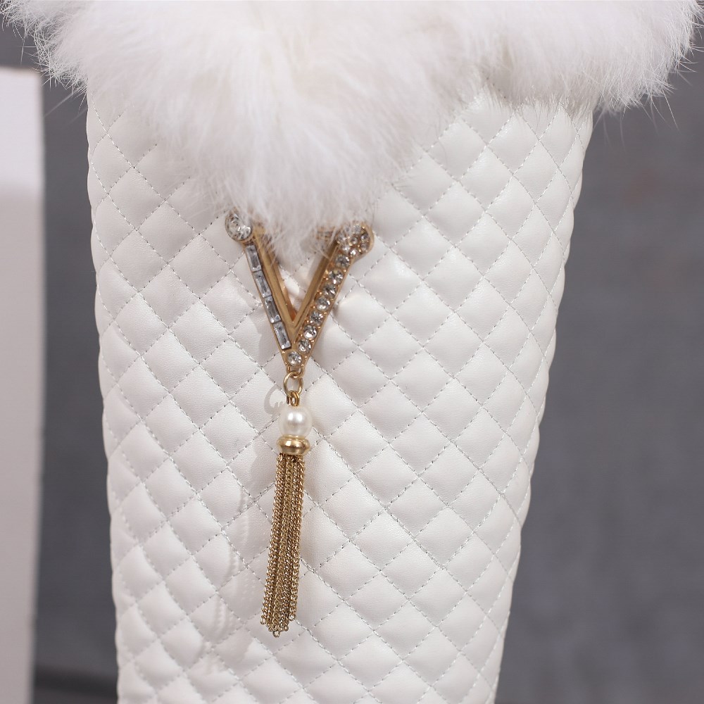Winter Women Fur Knee High Boo - Winter Boot Insulated ulasan dan harga