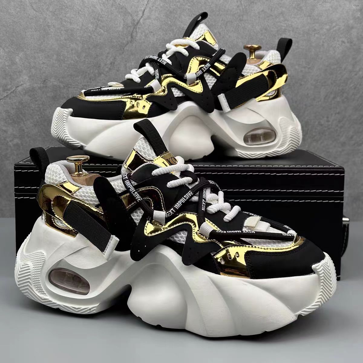 New Dad Shoes Color-blocked Ca - Men Shoes Boss ulasan dan harga