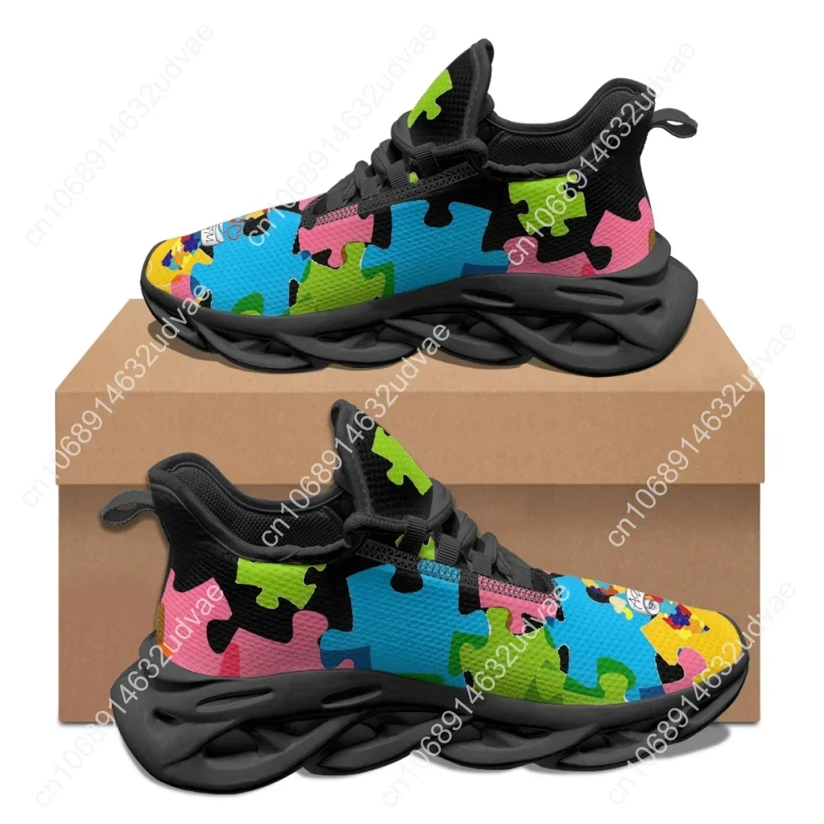 Autism Awareness Sports Runnin - Men Shoes High ulasan dan harga