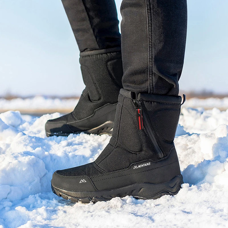 Winter Mens Keep Warm Snow Boo - Winter Boot Insulated ulasan dan harga