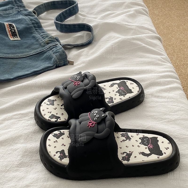Printting Cute Bear Women Slip - Men'S Shoes For Summer ulasan dan harga