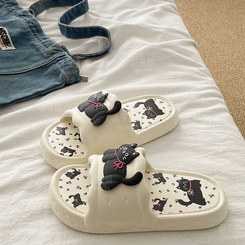 Printting Cute Bear Women Slip - Men'S Shoes For Summer ulasan dan harga
