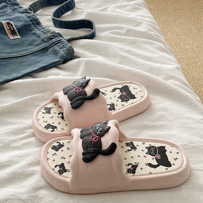 Printting Cute Bear Women Slip - Men'S Shoes For Summer ulasan dan harga