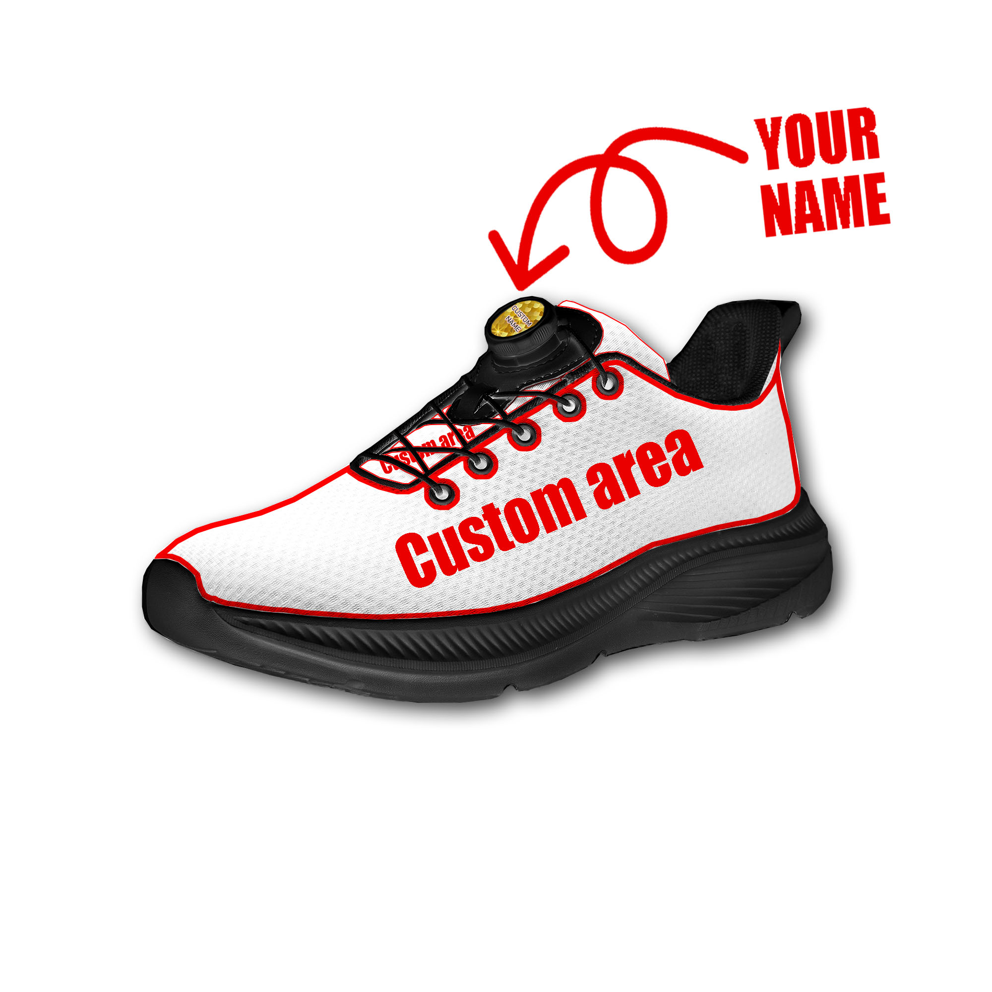 Custom Walking Shoes Men Woman - Men Shoes Boss ulasan dan harga