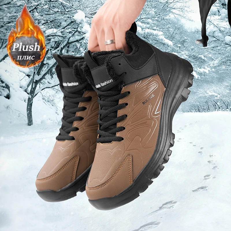ELUVA Men Snow Boots Waterproo - Winter Boot Insulated ulasan dan harga