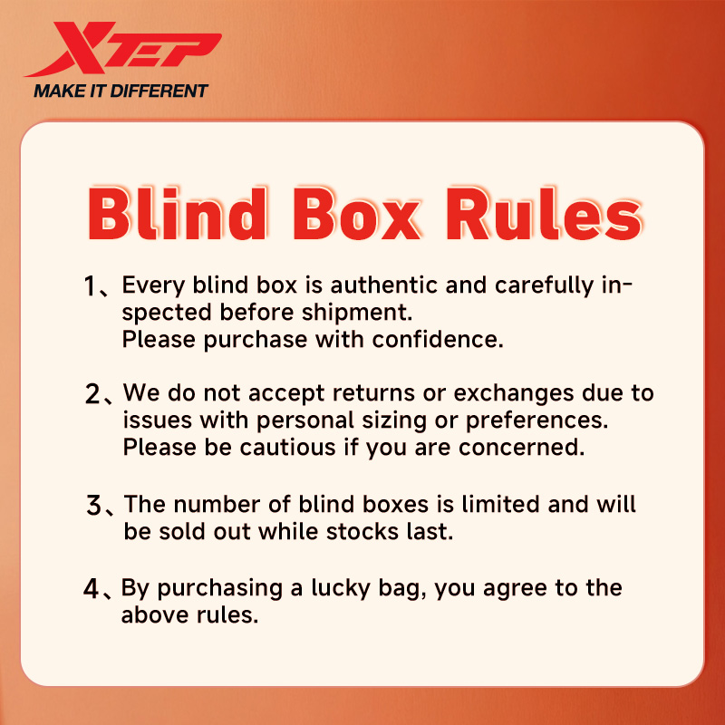 Xtep Hot Mystery Box For Men W - Men'S Shoes Limited Edition ulasan dan harga