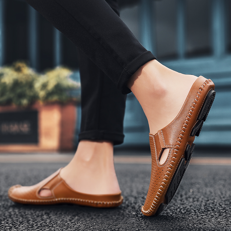 Half Slipper for Men Sandals 2 - Men'S Shoes Hey Dude ulasan dan harga